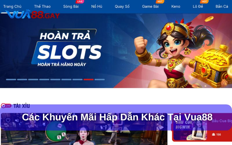 Khuyến mãi hấp dẫn tại Vua88