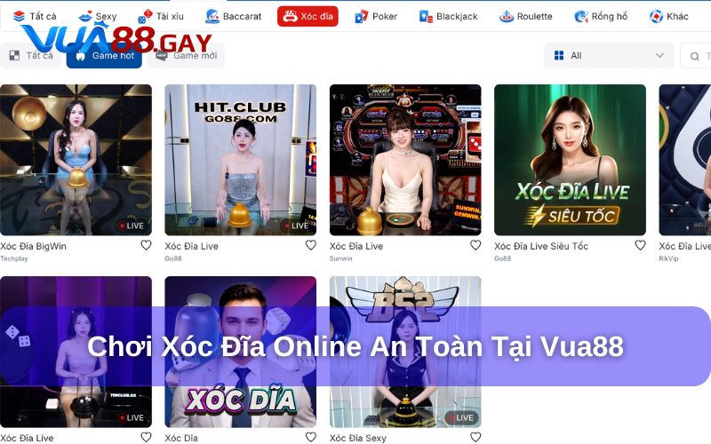 Cách chơi xóc đĩa online an toàn tại Vua88