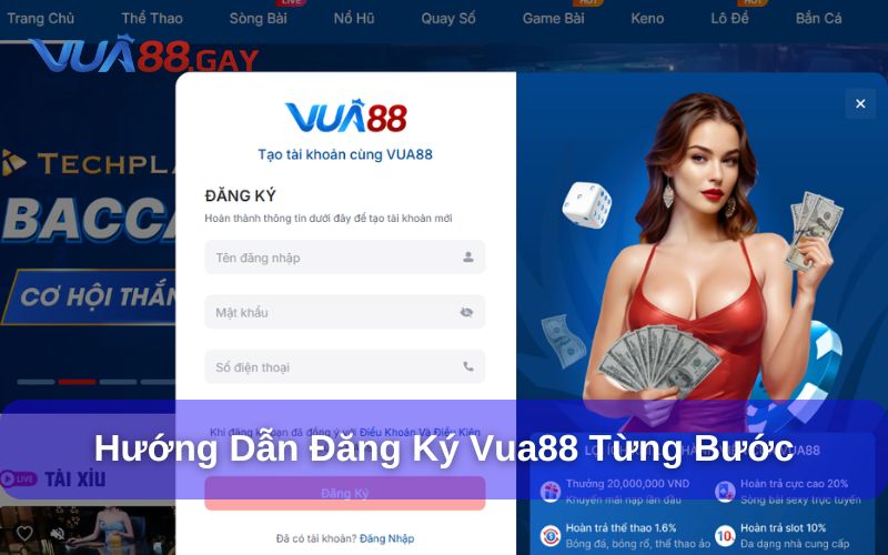 Đăng ký Vua88 có quy trình nhanh chóng và an toàn