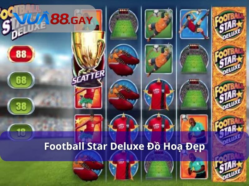 Đồ hoạ đẹp làm nên thành công cho Football Star Deluxe