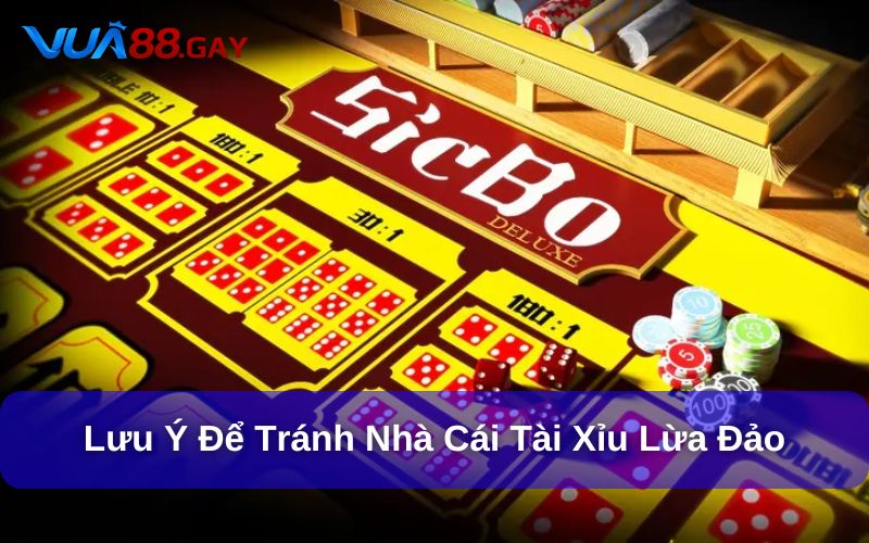 Lưu ý để tránh nhà cái tài xỉu lừa đảo