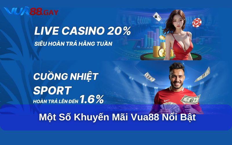 Một số khuyến mãi khác tại Vua88