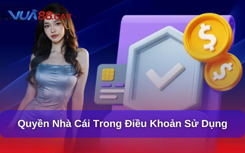 Những quyền hạn của Vua88 trong điều khoản