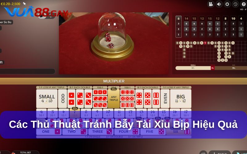 Các thủ thuật tránh bẫy tài xỉu bịp hiệu quả