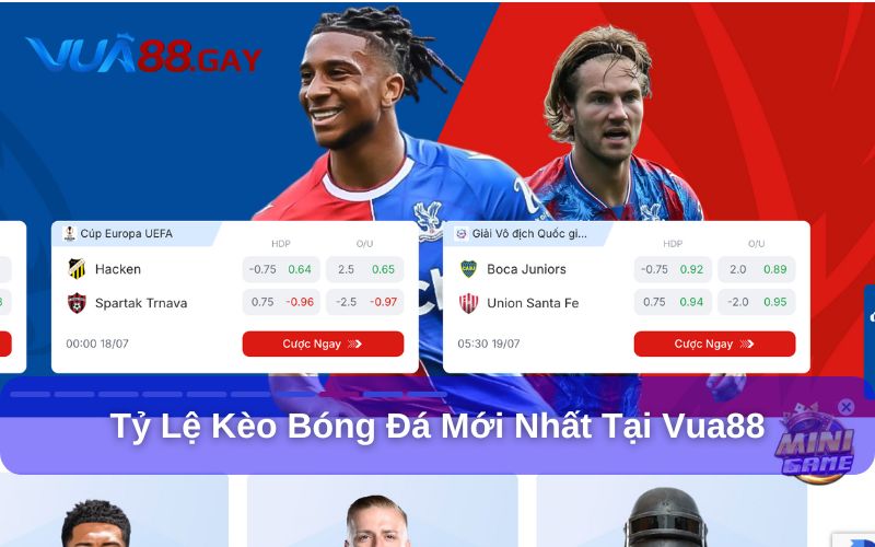Cập nhật tỷ lệ kèo bóng đá hôm nay Vua88
