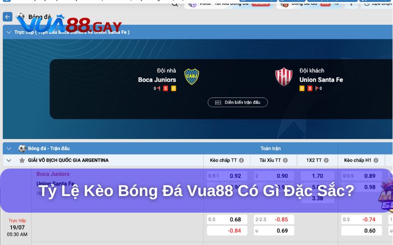Điểm nổi bật khi soi tỷ lệ kèo tại Vua88
